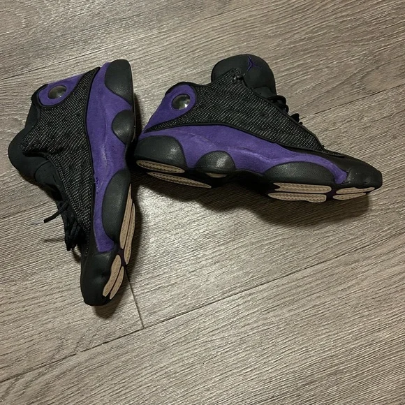 Jordan 13 Court Purple (Damaged) - Picture 1 of 5